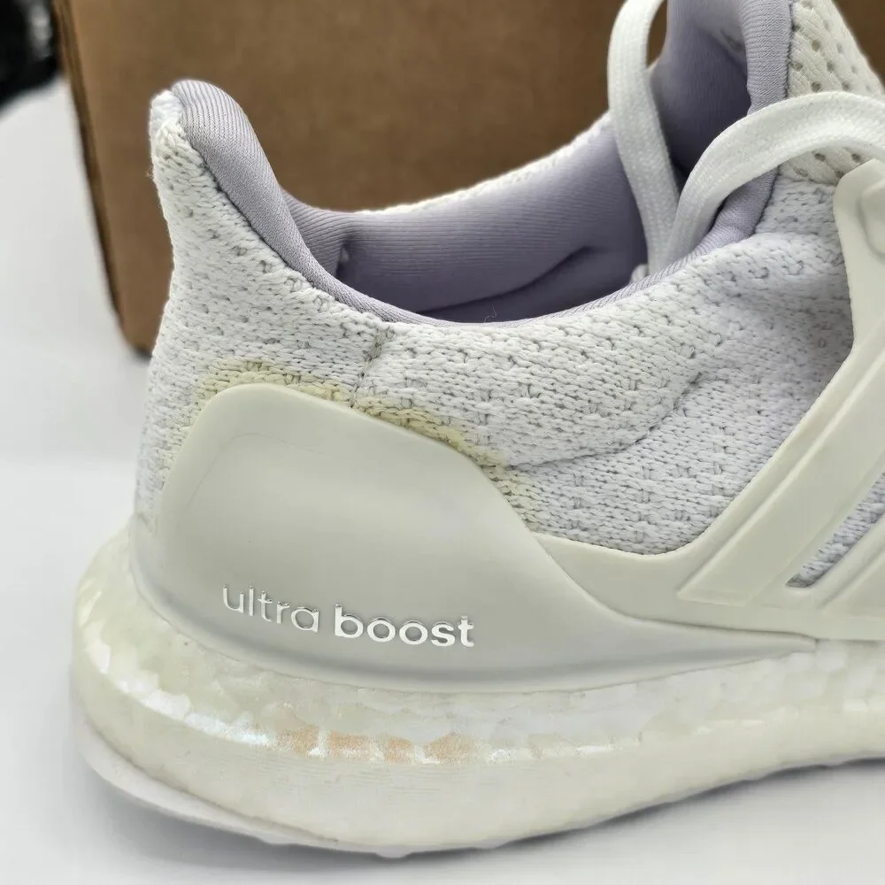 adidas UltraBoost Triple White Aged Boost FY2898 Running Shoes Women’s Size 6